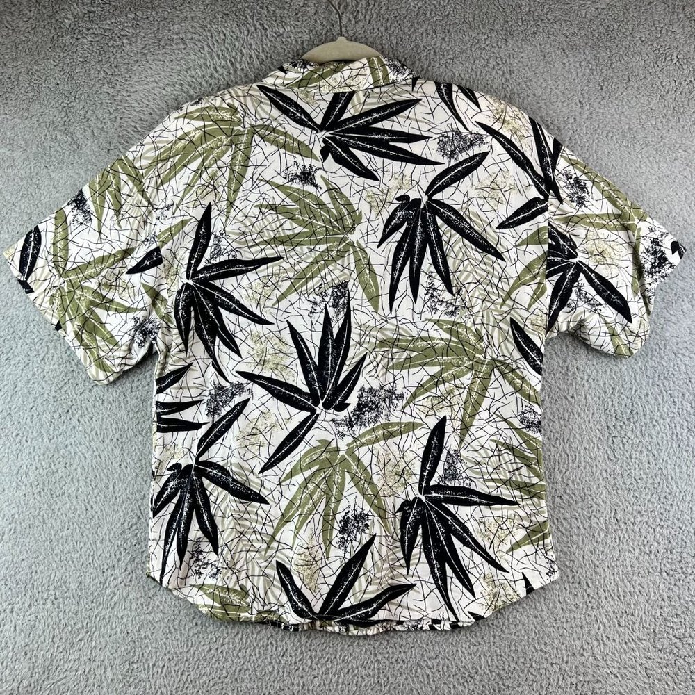 Vintage ellen martin 90s Retro Tropical Hawaiian Shirt Button Up Down Floral sz - Picture 3 of 8